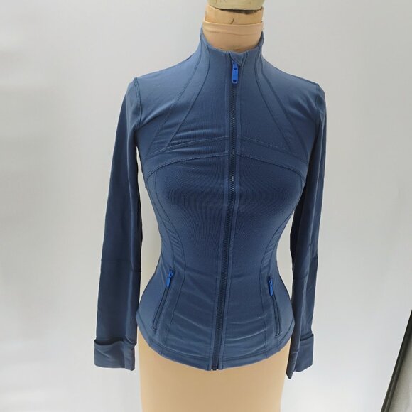 LULULEMON DEFINE JACKET NULU~SHADE~GOLD ZIPPER Size 4 - Picture 10 of 14
